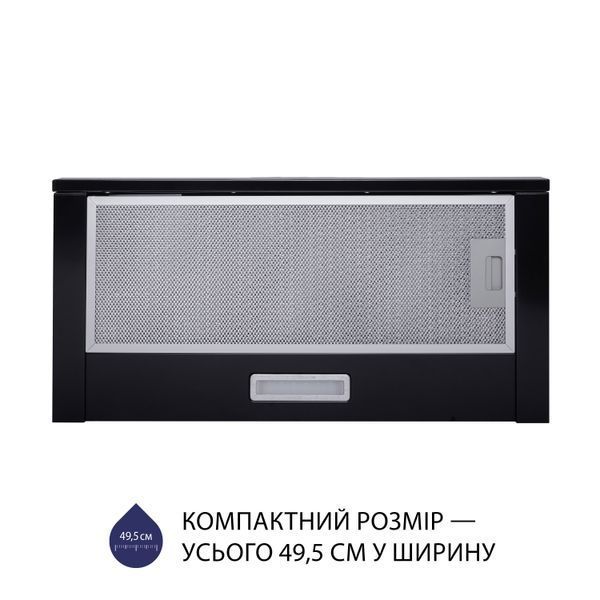 Витяжка телескопічна Minola HTL 5714 BL 1100 LED УТ000003035 фото
