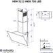 Витяжка декоративна похила Minola HDN 5222 WH/INOX 700 LED УТ000002619 фото 12
