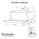 Витяжка телескопічна Minola HTL 6914 WH 1300 LED УТ000001515 фото 13