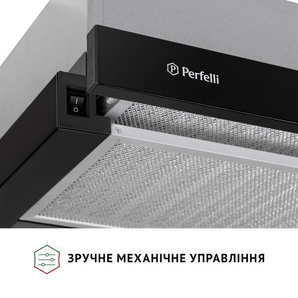 Витяжка телескопічна Perfelli TL 502 BL LED УТ000003574 фото