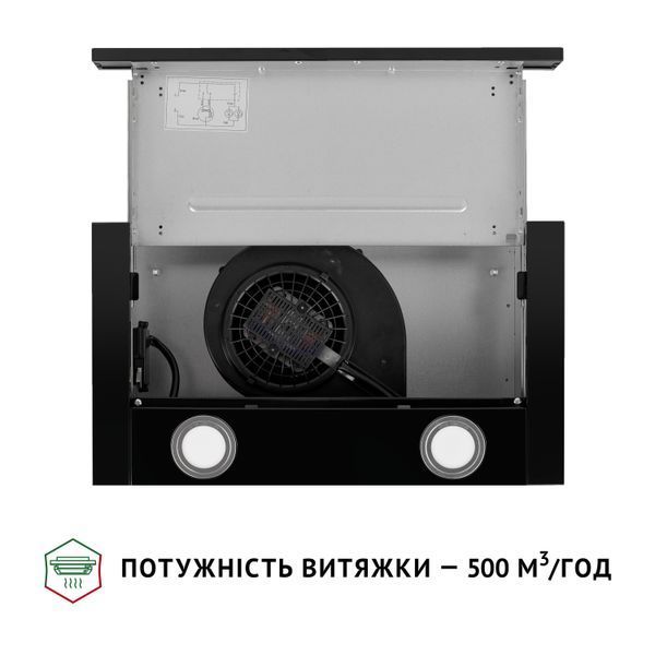 Витяжка телескопічна Perfelli TL 502 BL LED УТ000003574 фото