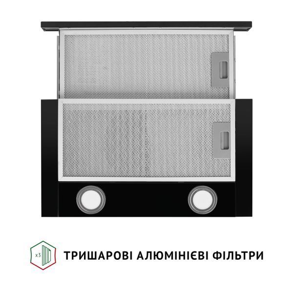 Витяжка телескопічна Perfelli TL 502 BL LED УТ000003574 фото