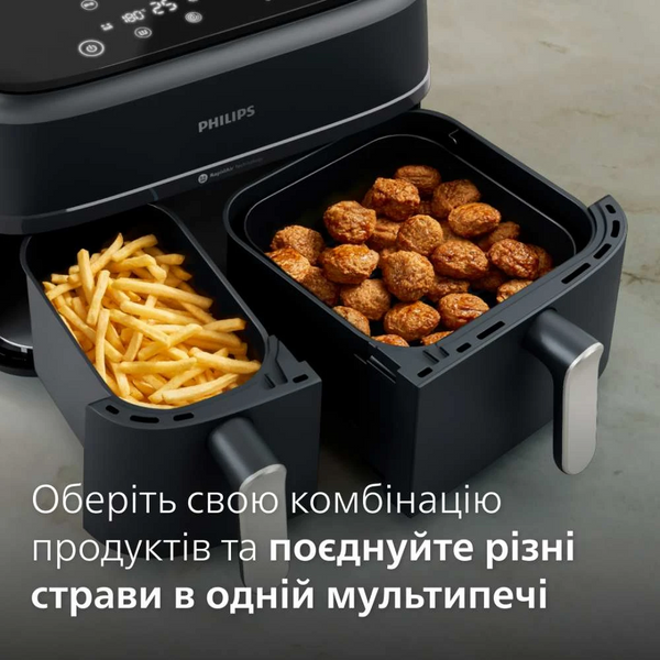 Мультипіч Philips Dual Airfryer 3000 Series NA351/00 31067531 фото