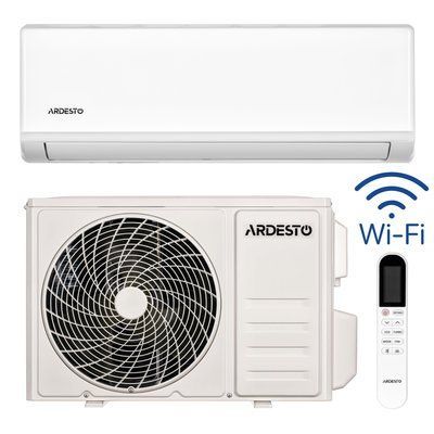 Кондиціонер Ardesto CoolAir 20м2 on/off 7000BTU 2.0кВт A/A -7&deg;С Wi-Fi R32 білий ARD-ACS07 фото